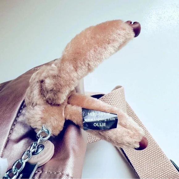 NWT Kipling Klynn Quartz Metallic Sling Backpack - Picture 8 of 12